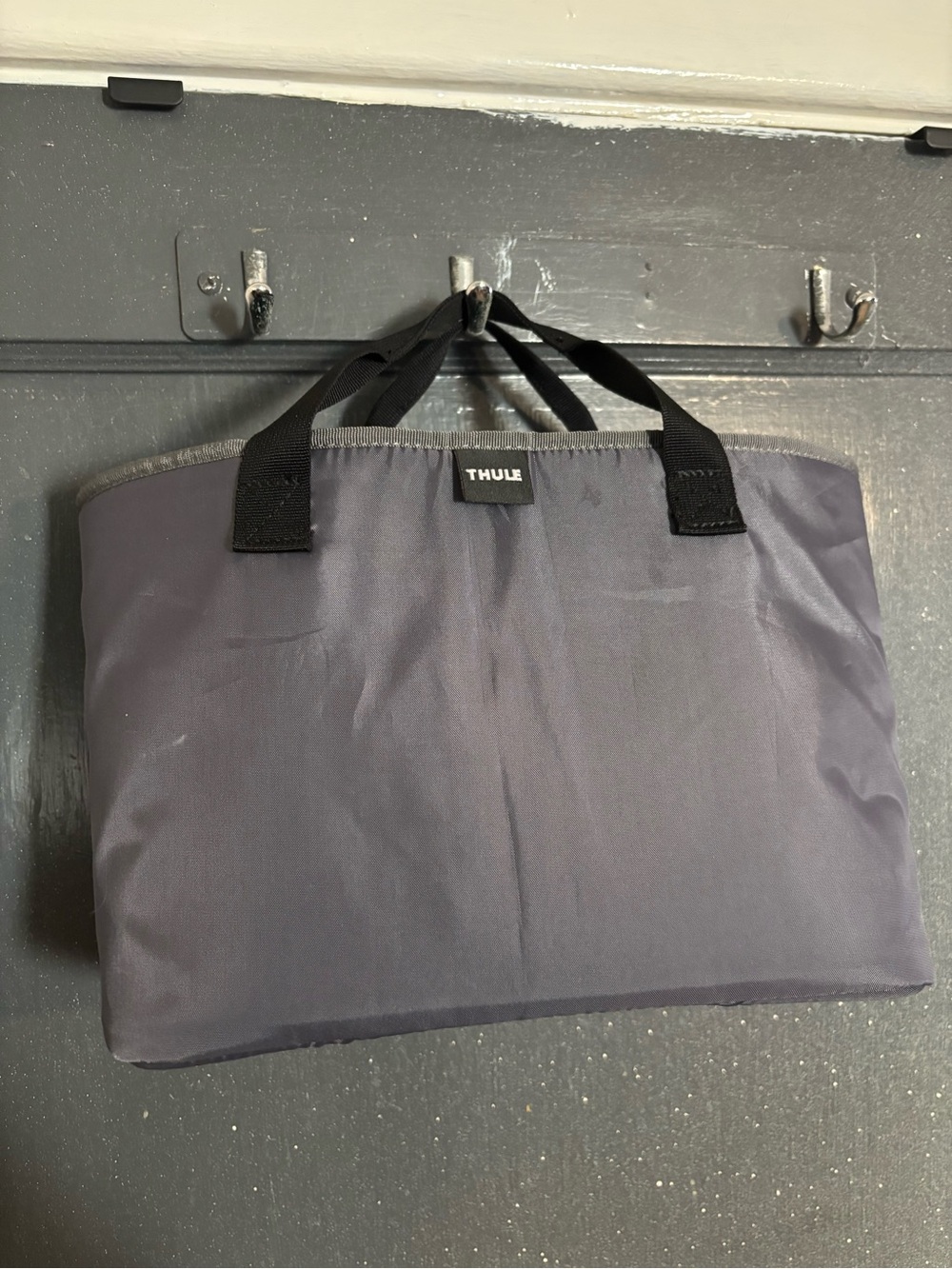 Thule Gray Tote with Black Handles